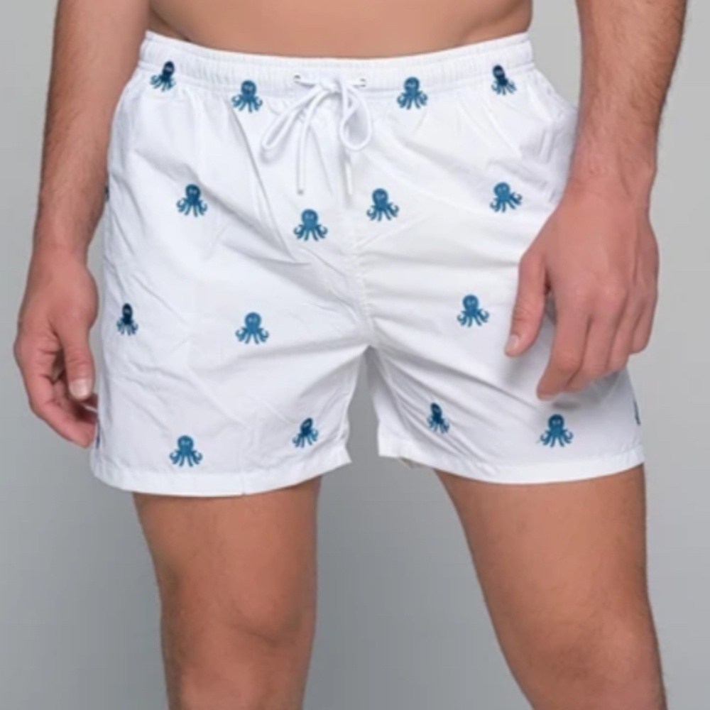 Warren Webber Men’s Octopus Print Swim Shorts
